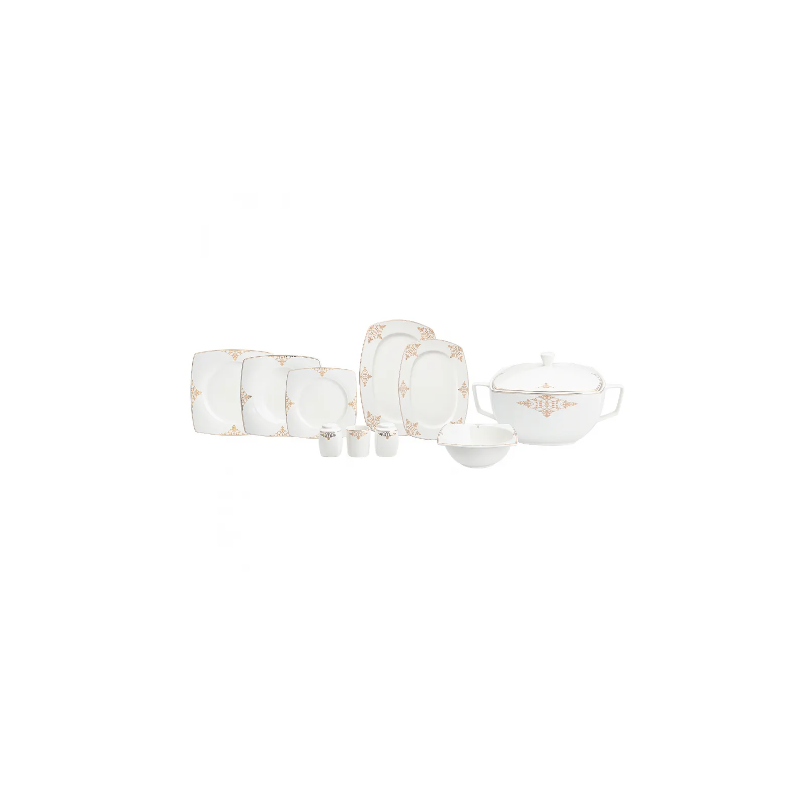 Karaca Melina Fine Cream Tafelservice- Set in für 12 Personen- 60-teilig – Bild 4