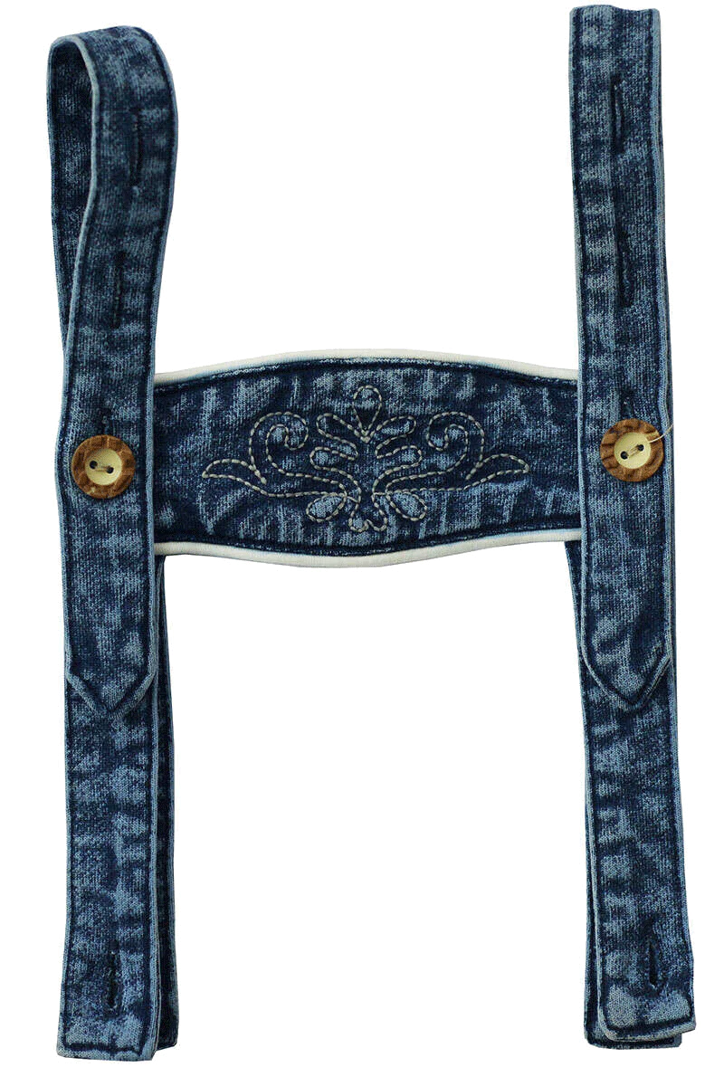 Baby Kinder Trachtenjeans Lederhosenoptik – Bild 5